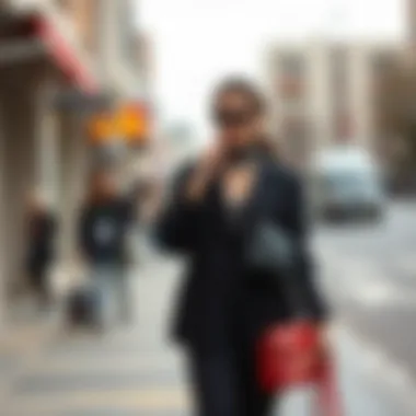 Stylish ferace outfit paired with trendy accessories