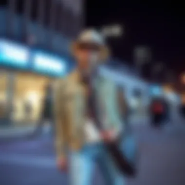 Dynamic outfit combinations representing upcoming styles