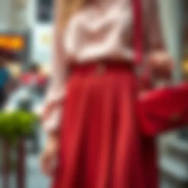 Trendy Accessories for Pleated Skirt Combinations Trendy accessories to enhance pleated skirt outfits