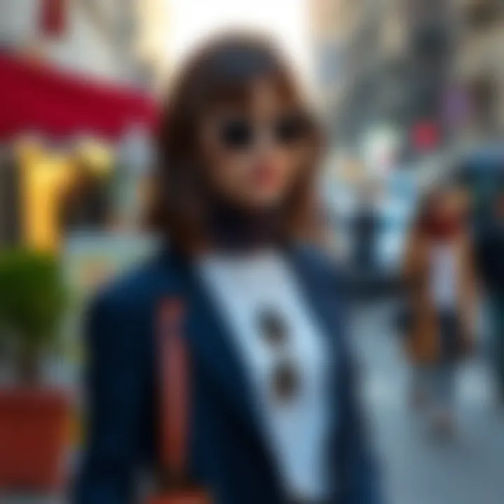 Trendy accessories paired with non-iron clothes