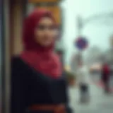 Elegant hijab attire for mothers