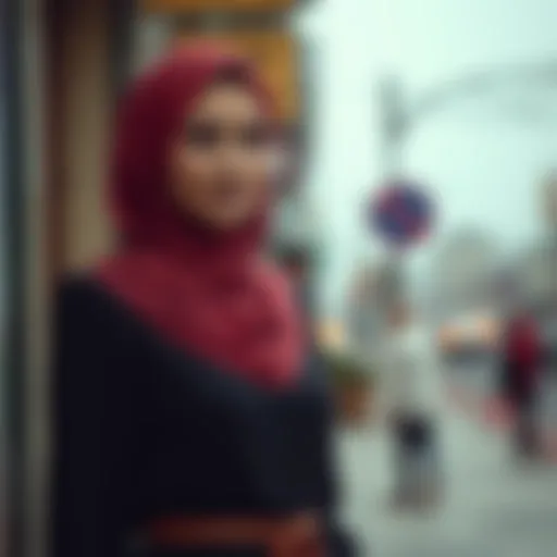 Elegant hijab attire for mothers