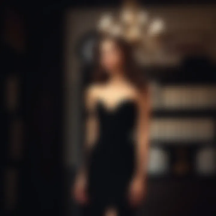 Care tips for maintaining the black dress