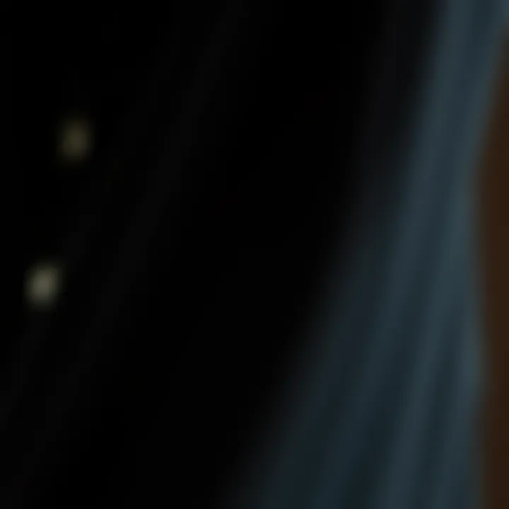 Close-up of fabric texture of black dress