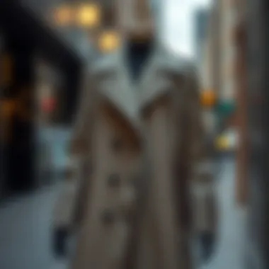 Elegant Armine coat showcasing modern design