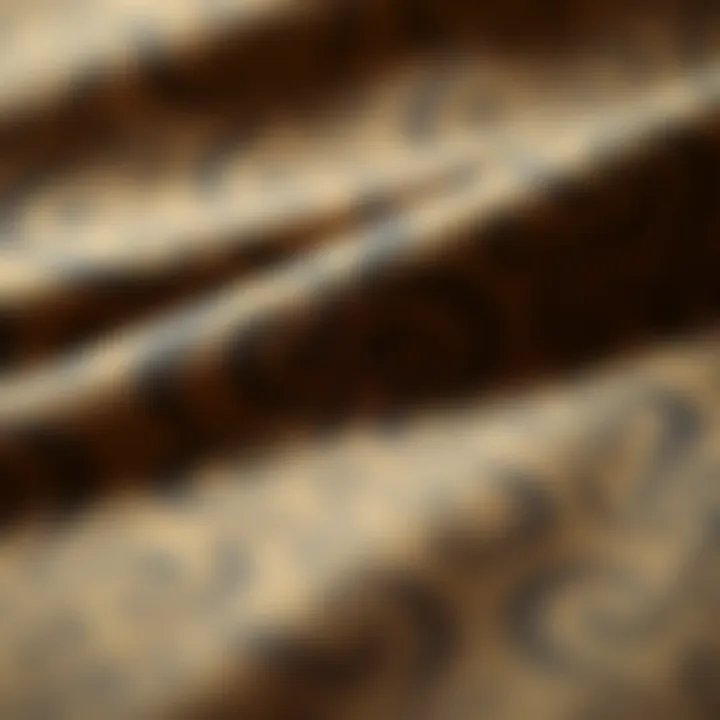 Detail of fabric texture used in Armine coat designs