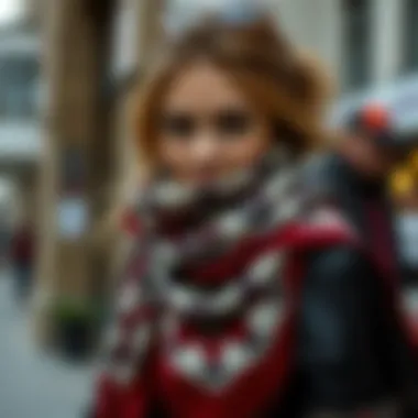 Creative ways to style Armine scarf