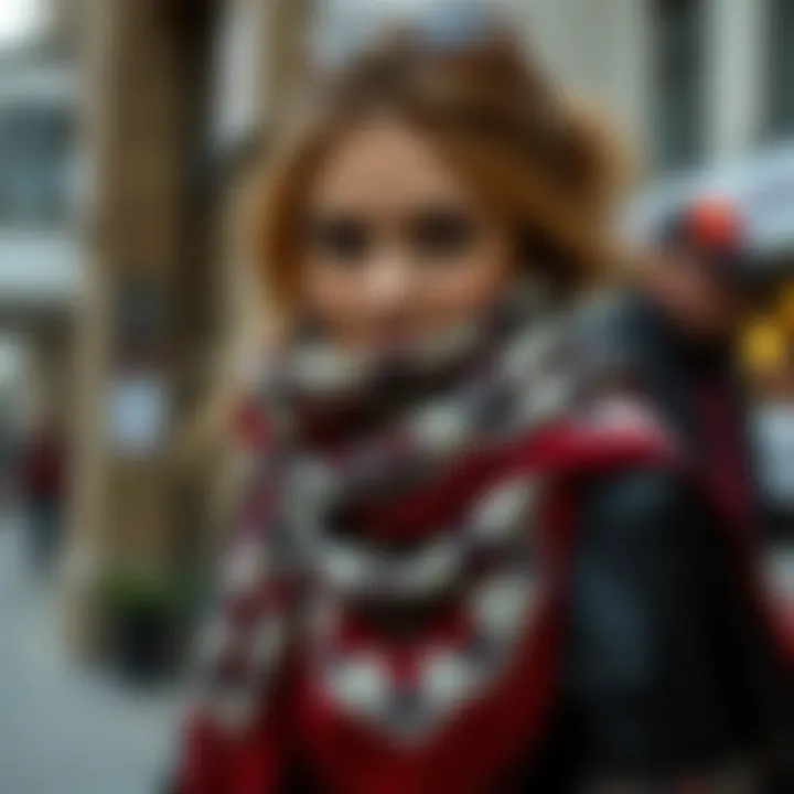 Creative ways to style Armine scarf