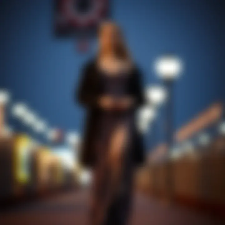 Stylish outfit combinations with long dresses