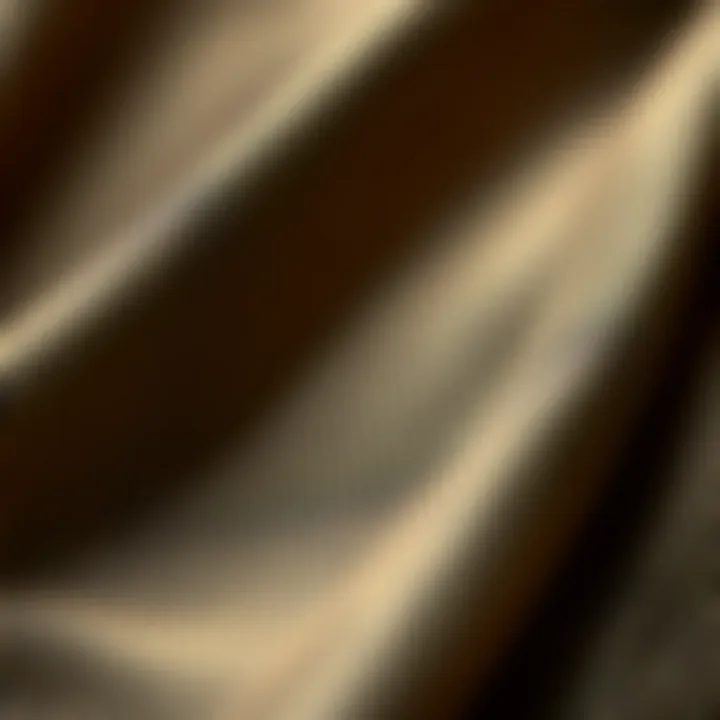 A close-up of fabric texture showcasing quality craftsmanship