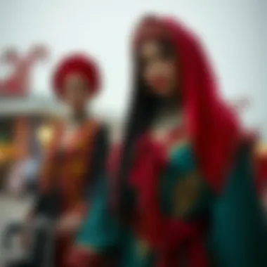 Modern interpretation of traditional holiday clothing