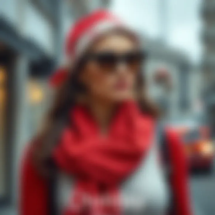 Accessorizing holiday attire for an elegant look