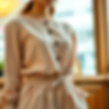 Diverse fabric options for elastic waist blouses