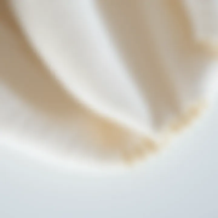 The Unique Texture of Linen Close-up of linen fabric texture