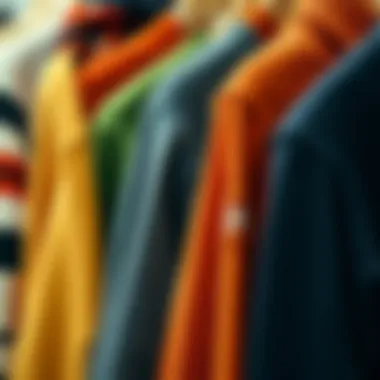 Diverse Fabrics and Colors of Beymen Sweaters A collection of diverse Beymen sweaters in various fabrics and colors