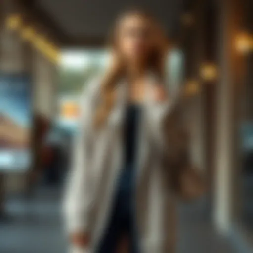 Cozy Oversized Cardigan Cozy oversized cardigan in a neutral tone