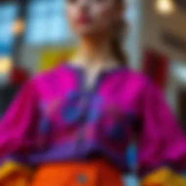 Vibrant Color Combinations Vibrant color combinations in modern blouse designs