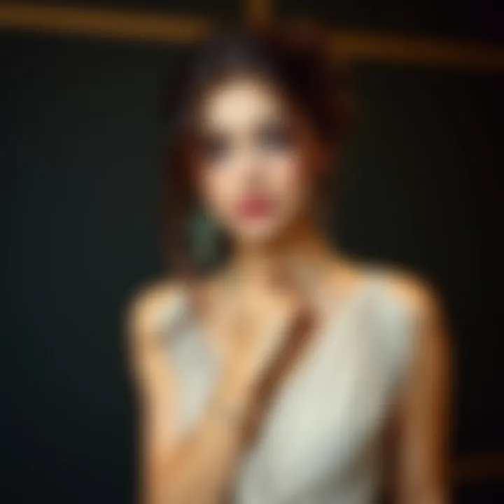 Styling tips for accessorizing a nude dress with jewelry