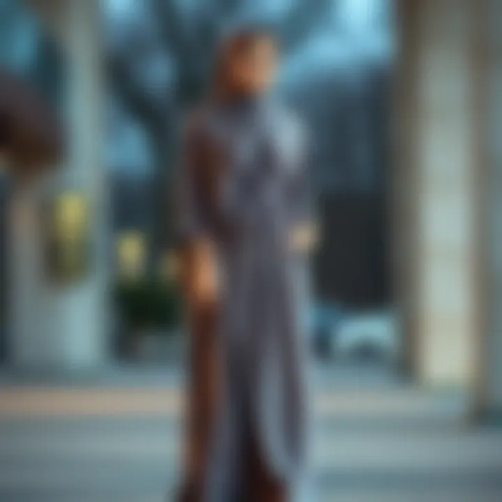 Stylish Long Mother Dress with Trendy Color Combinations Stylish long mother dress with trendy color combinations