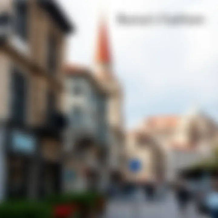 A picturesque view of Bursa, highlighting its blend of historical architecture and modern fashion boutiques.