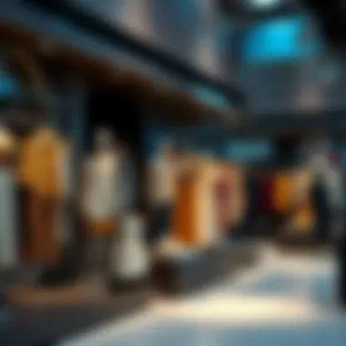 A stunning boutique fashion display showcasing unique designs.