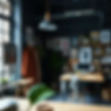 A creative workspace for fashion designers filled with inspiration.