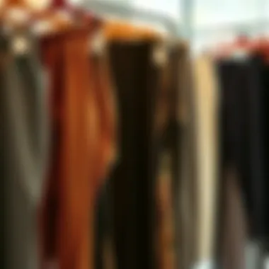Variety in Plus-Size Pants A diverse range of plus-size pant styles on display