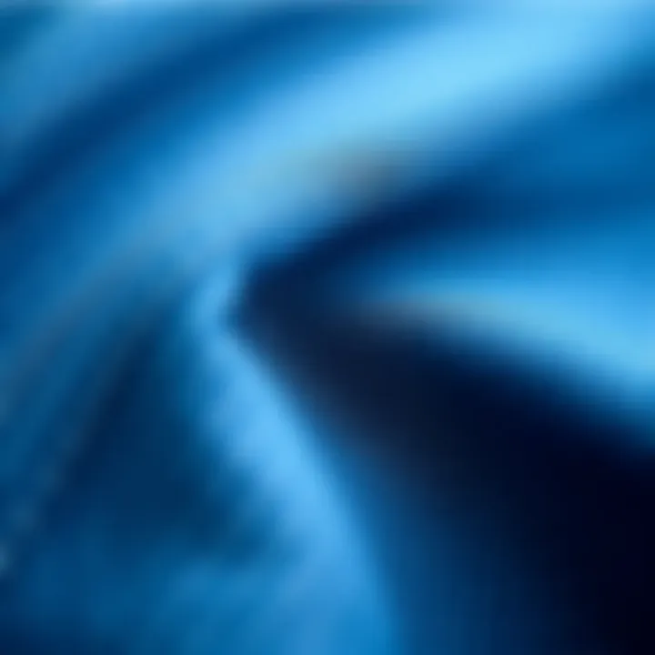 Close-up of ice blue denim fabric texture