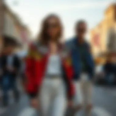 Integrating Jacket Prints into Fashion Stylish integration of jacket prints into outfits