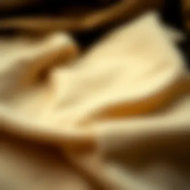 Close-up of fabric textures showcasing the versatility of wide-leg trousers