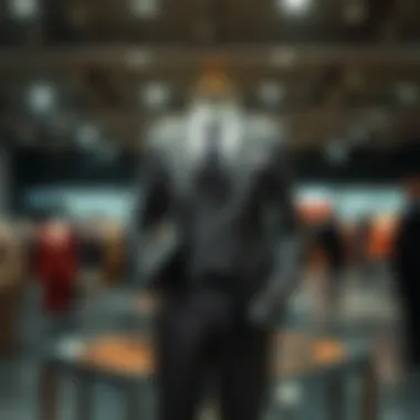 Classic Suit Elegance Elegant classic suit on display