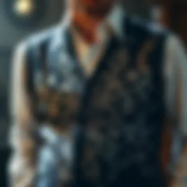 Classic vest showcasing intricate design elements