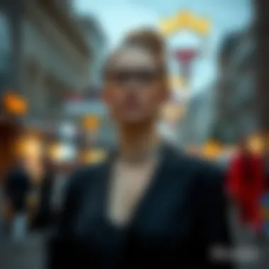 Color palette for trendy evening attire