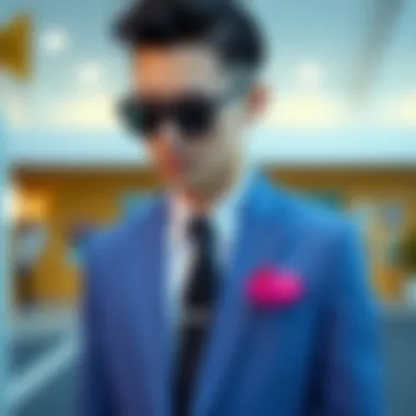 Youth Suit Color Trends Color palette displaying trendy shades for youth suits