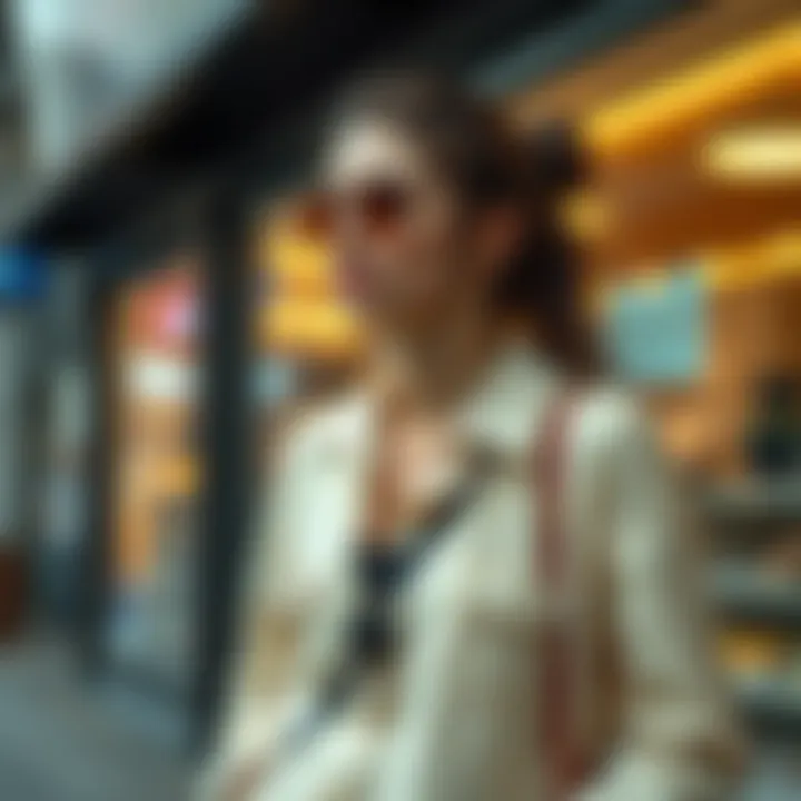 Accessorizing a casual look