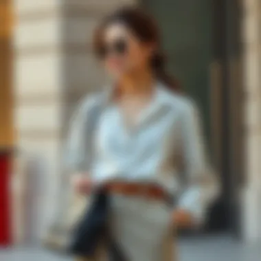 Fashionable Combinations with Accessories Fashionable combinations of linen trousers with accessories