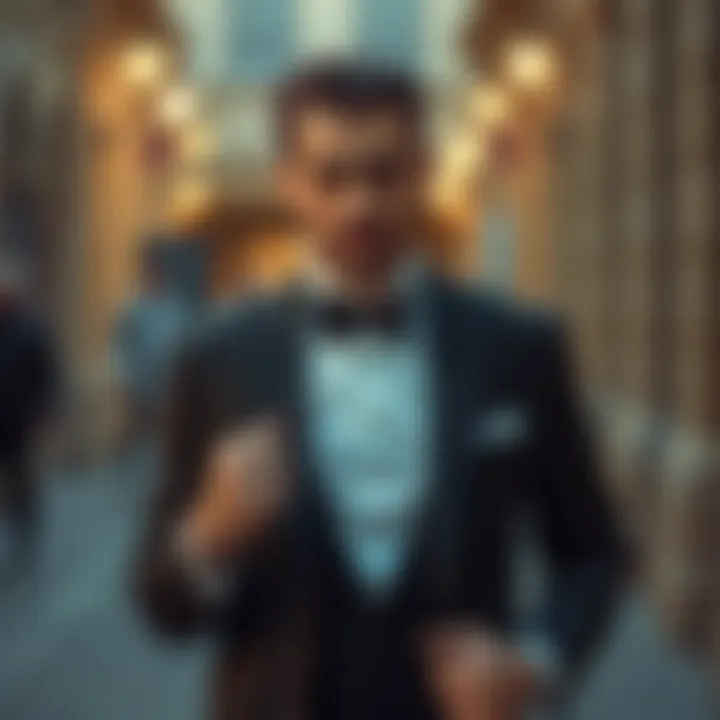 Groom showcasing a sophisticated look