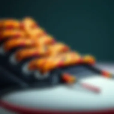 Creative patterned shoelaces showcasing vibrant designs