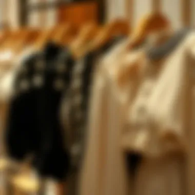 A Collection of Styles Diverse styles of stone-embellished blouses displayed together