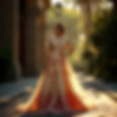 Stunning Long Skirt for Wedding Attire Elegant long skirt design for weddings
