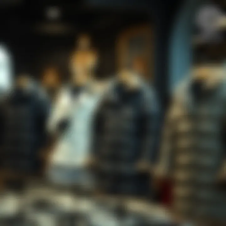 Diverse Range of Puffer Coats Diverse range of puffer coats displayed in an elegant setting