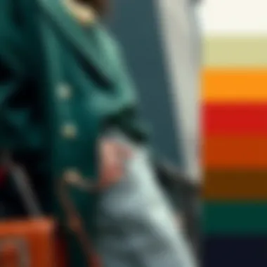 Color palette showcasing harmonious combinations for outfits