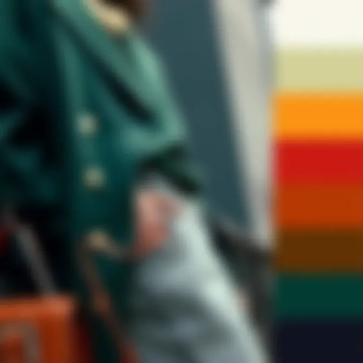 Color palette showcasing harmonious combinations for outfits