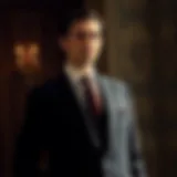 Elegant tailored suit showcasing classic design elements