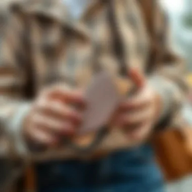 Trendy phone wallet showcasing versatility