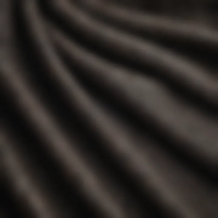Close-up of high-quality wool fabric showcasing texture