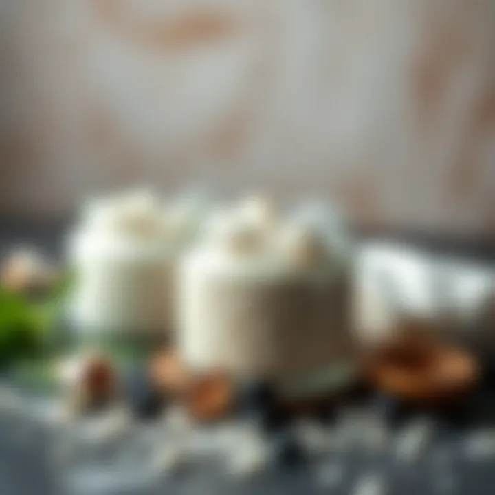 Homemade exfoliant jars