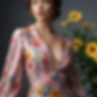 Accessorizing Floral Attire Fashion accessories complementing a floral dress