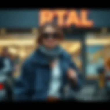 Fashionable combination of waterproof jacket with accessories