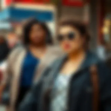 Fashionable Plus-Size Models Showcasing Diversity Fashionable plus-size models showcasing diversity